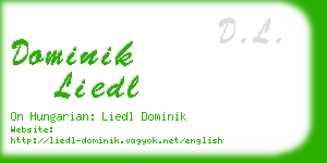 dominik liedl business card